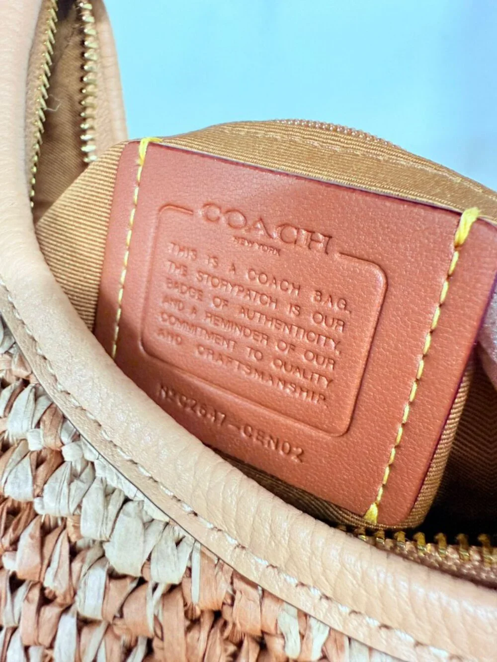 coach Emily Shoulder Bag With Gingham Print cen02